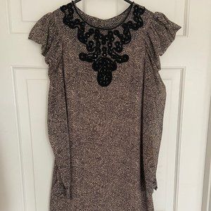 French Connection - Classy Mini Dress with Embrodery